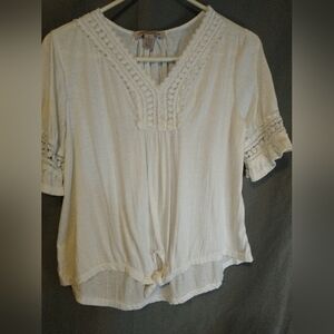 Carolyn Taylor White Lace  Top